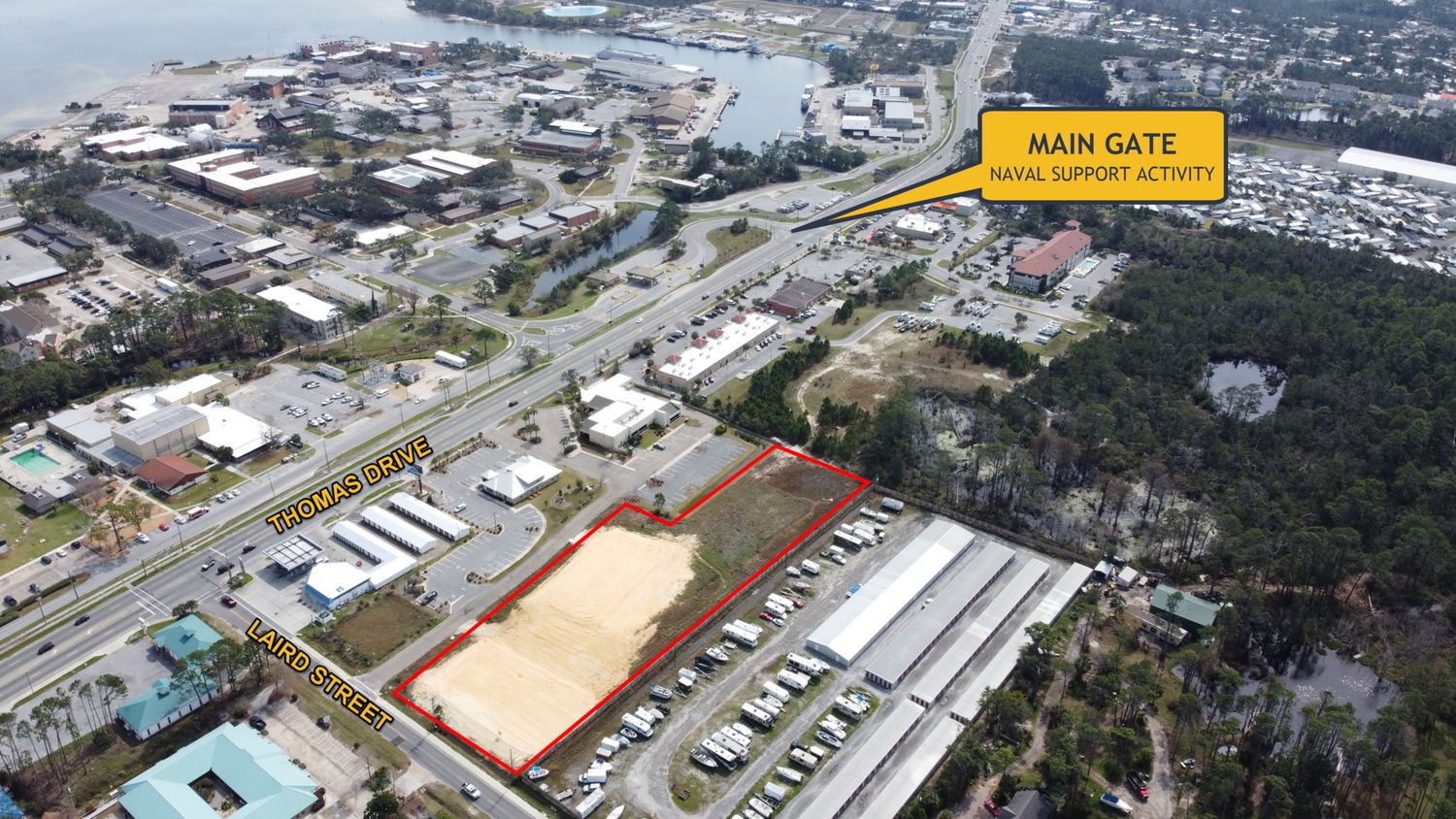 Build to Suit Warehouse: 7209 Laird Street, Panama City Beach, FL 32408